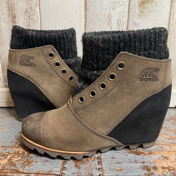 Sorel Joanie Sweater Wedge Boot 
